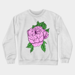 Pink Peony Crewneck Sweatshirt